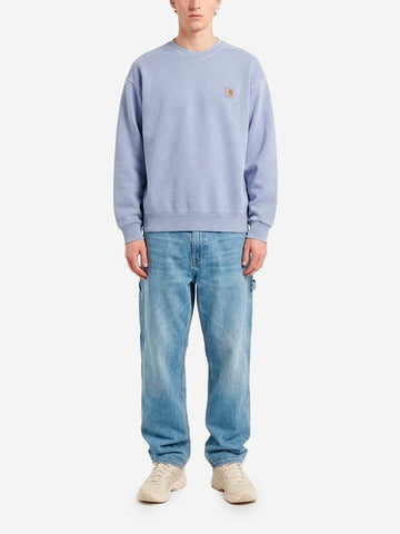 CARHARTT WIP Felpa girocollo 'Nelson' celeste Indaco
