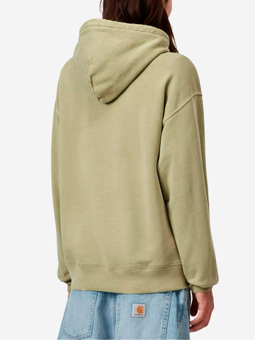 CARHARTT WIP Felpa verde con cappuccio 'Nelson' verde