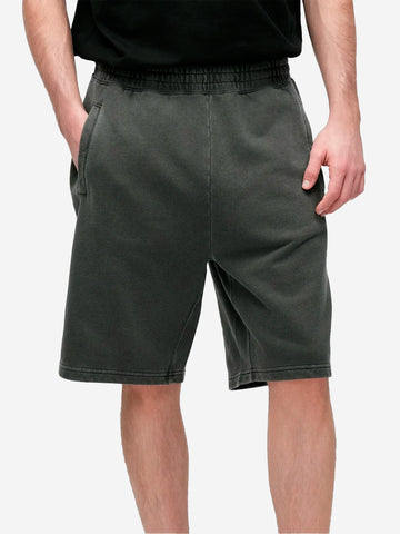 CARHARTT WIP Nelson shorts neri slavati in cotone grigio