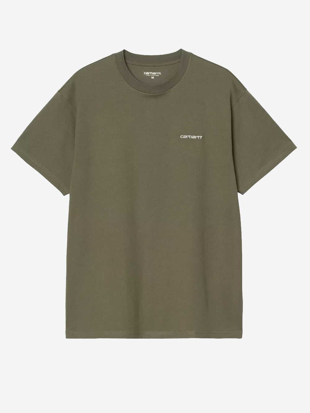 CARHARTT WIP T-shirt verde S/S Script Embroidery Verde Urbanstaroma