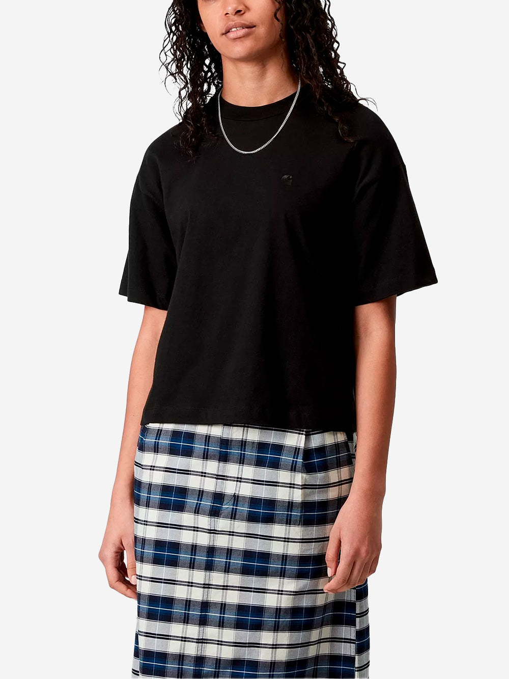 CARHARTT WIP W' S/S Chester T-Shirt nera Nero Urbanstaroma