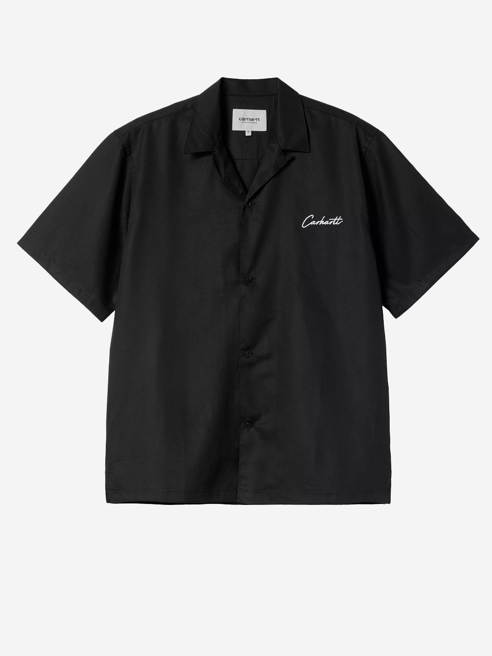 CARHARTT WIP Camicia nera misto lyocell Delray Nero Urbanstaroma