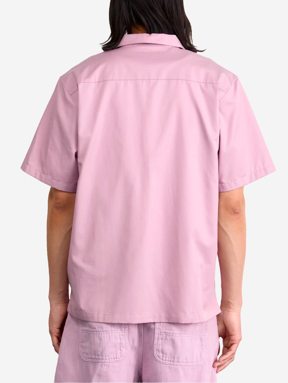 CARHARTT WIP Camicia viola in misto lyocell Delray Lilla Urbanstaroma