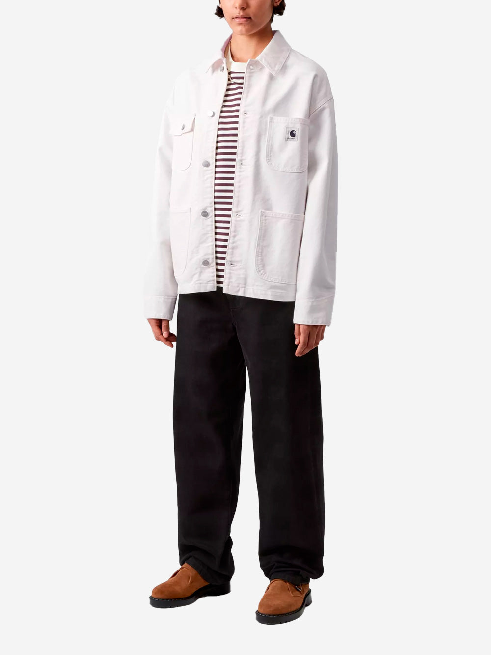 CARHARTT WIP W Giacca estiva OG Michigan Coat Off white Urbanstaroma