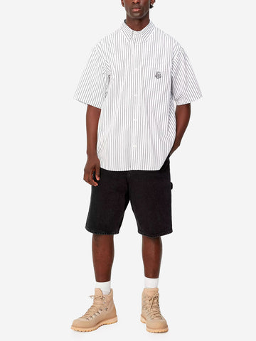 CARHARTT WIP Shorts in denim 'Single Knee' neri Nero