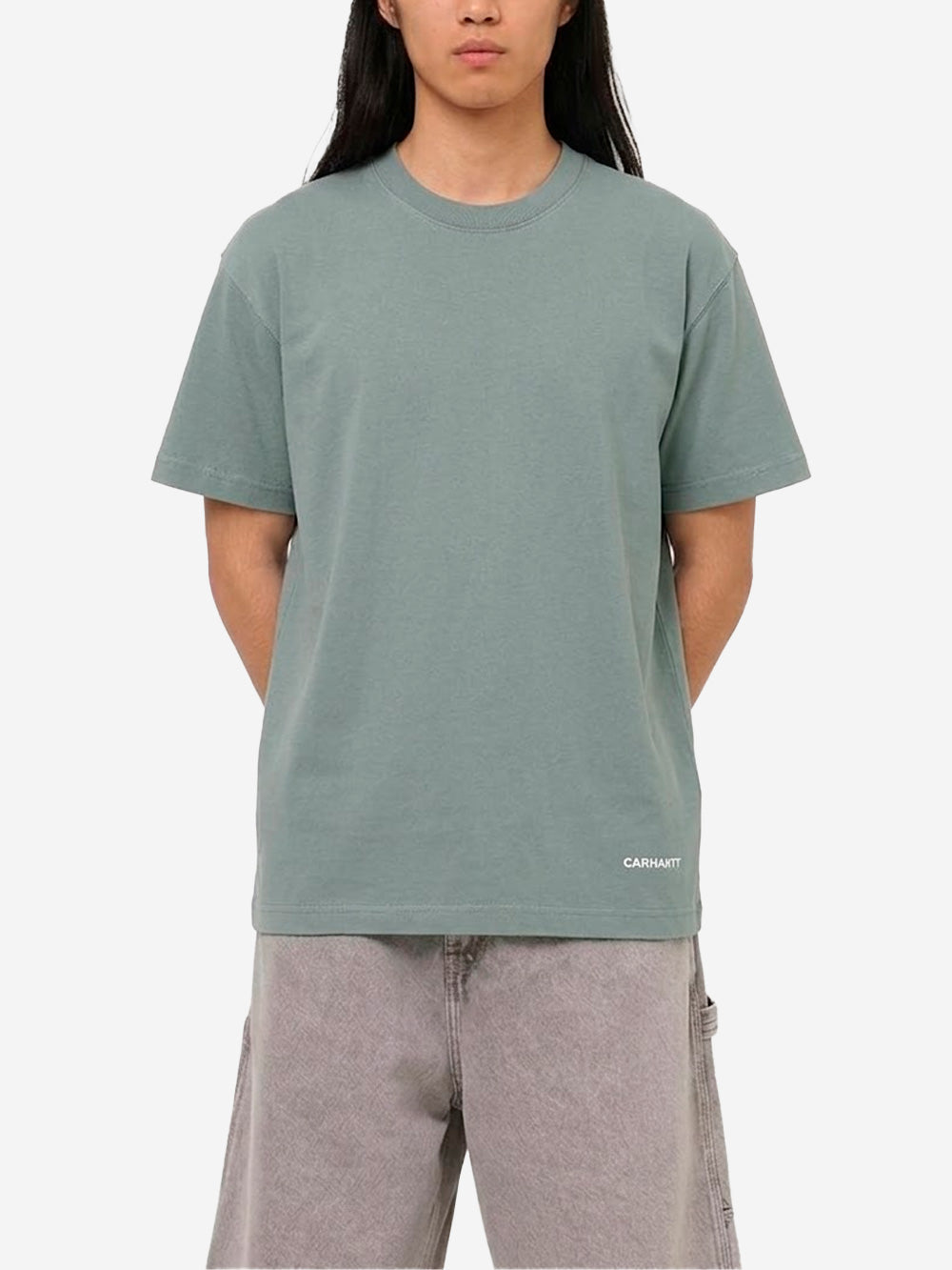 CARHARTT WIP T-Shirt verde S/S Madison Verde Urbanstaroma