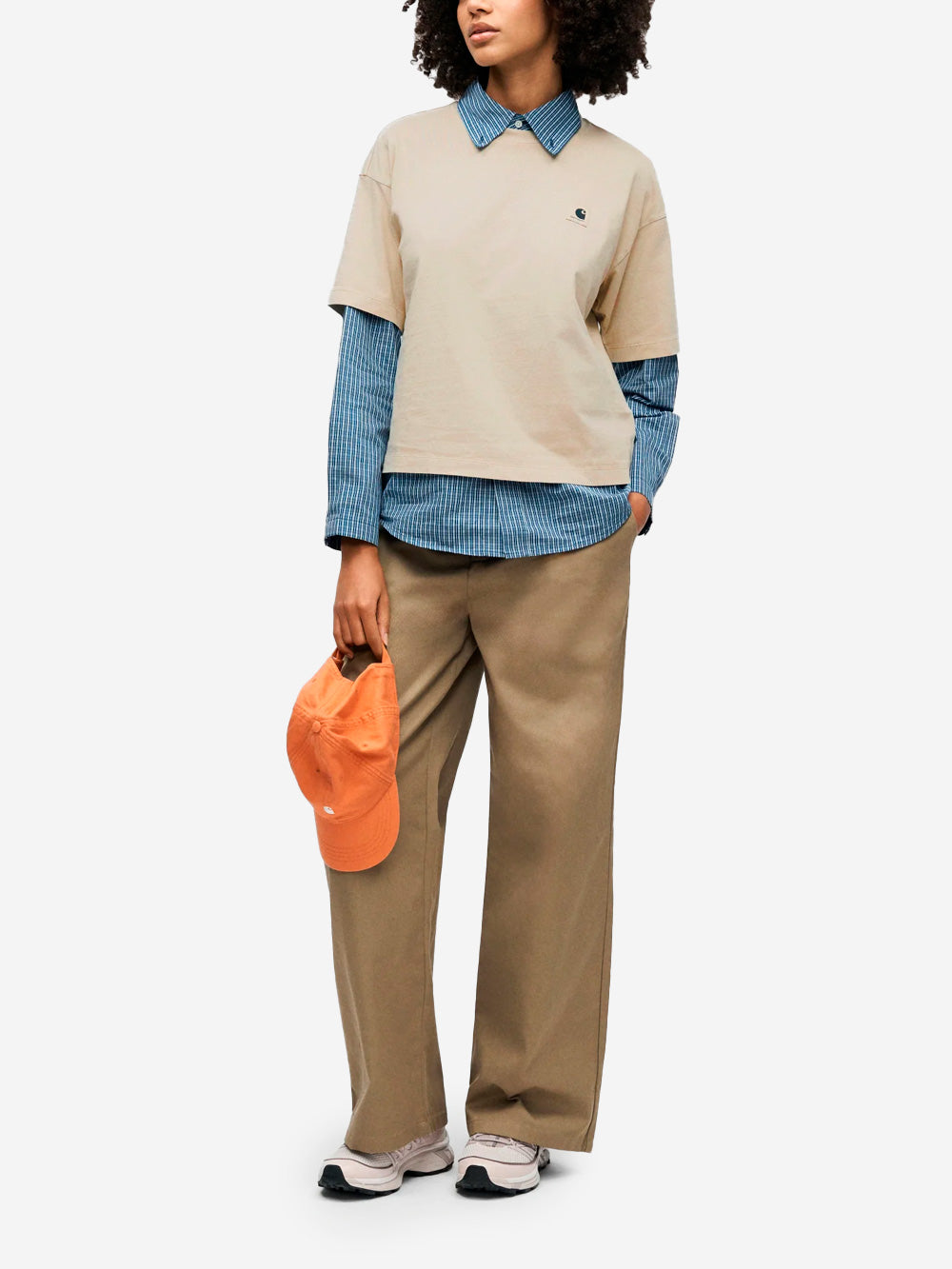 CARHARTT WIP W t-shirt S/S Nelson beige Beige Urbanstaroma