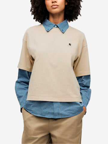 CARHARTT WIP W t-shirt S/S Nelson beige Beige