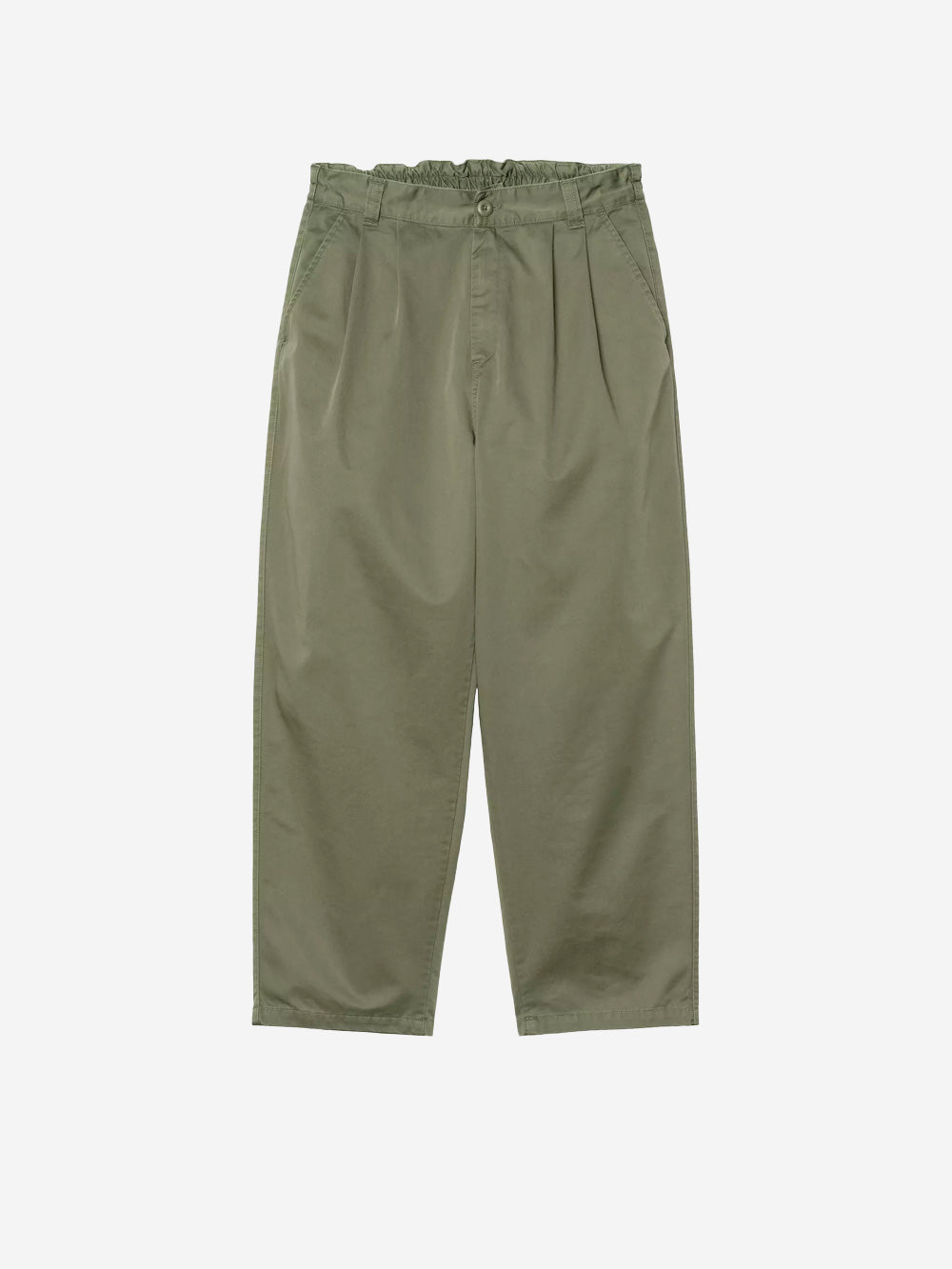 CARHARTT WIP Pantaloni verdi 'Marv' con pinces Verde Urbanstaroma
