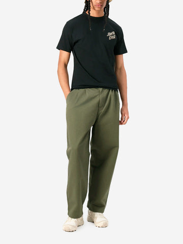 CARHARTT WIP Pantaloni verdi 'Marv' con pinces Verde
