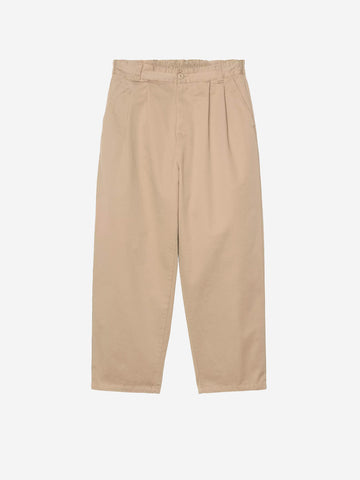 CARHARTT WIP Pantaloni beige 'Marv' con pinces Beige
