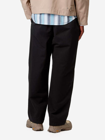 CARHARTT WIP Pantaloni neri 'Marv' con pinces Nero