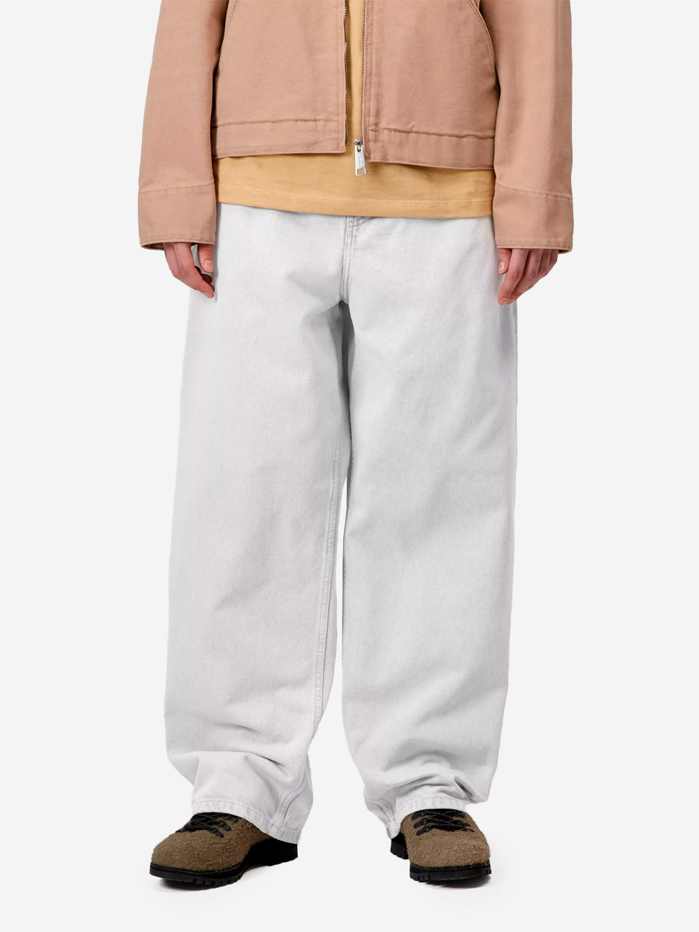 CARHARTT WIP W Brandon Pant lavaggio chiaro Grigio chiaro Urbanstaroma
