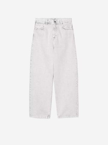CARHARTT WIP W Brandon Pant lavaggio chiaro Grigio chiaro