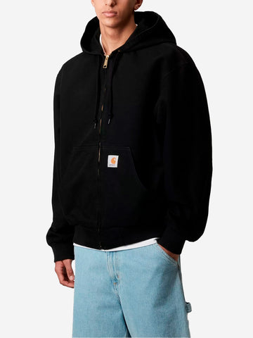 CARHARTT WIP Giacca nera OG Active con cappuccio Nero