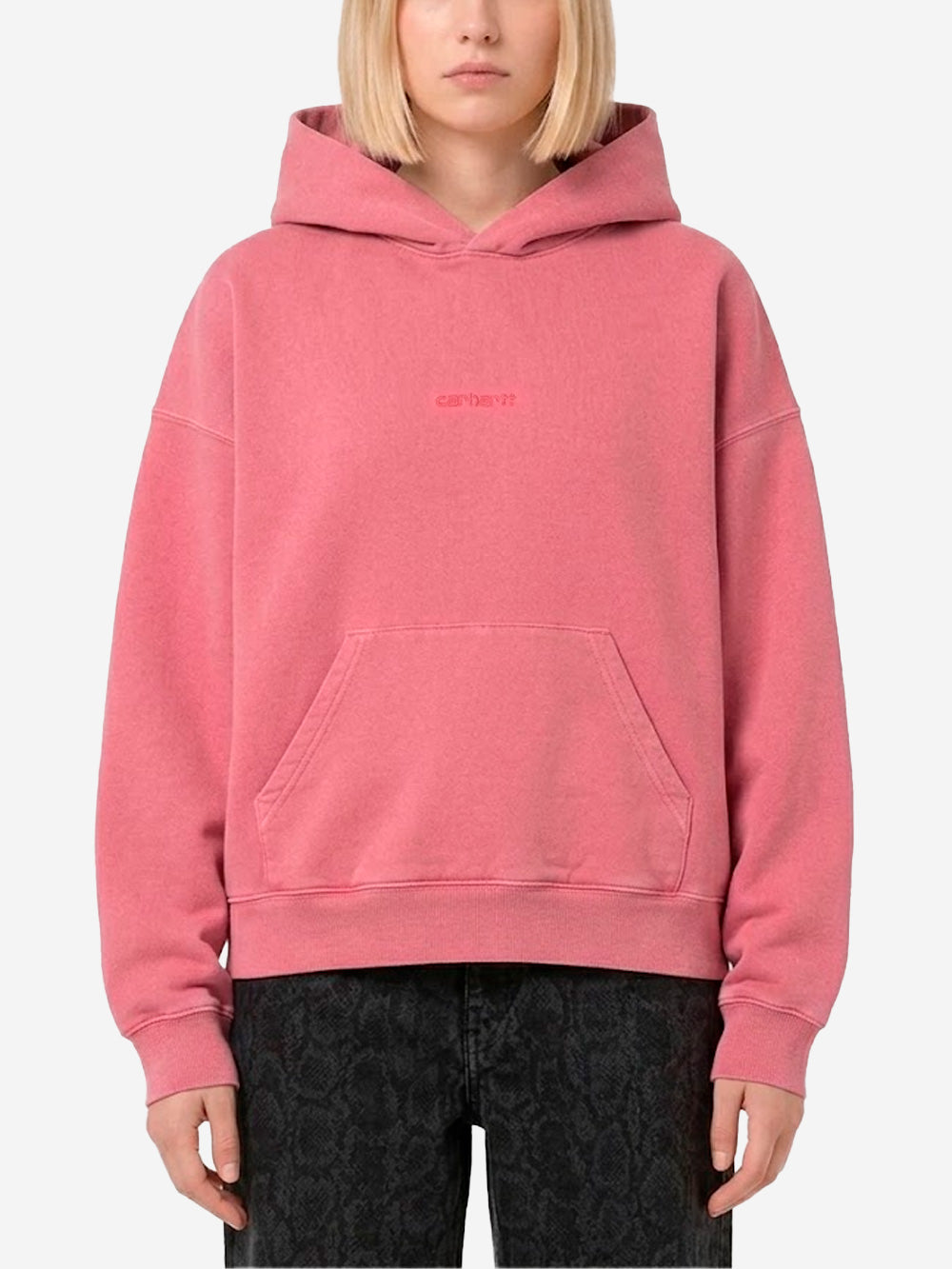 CARHARTT WIP W' Felpa con cappuccio Hooded Benton Rosa Urbanstaroma