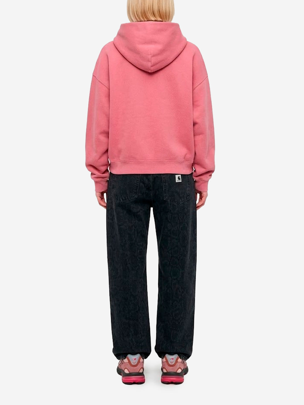 CARHARTT WIP W' Felpa con cappuccio Hooded Benton Rosa Urbanstaroma