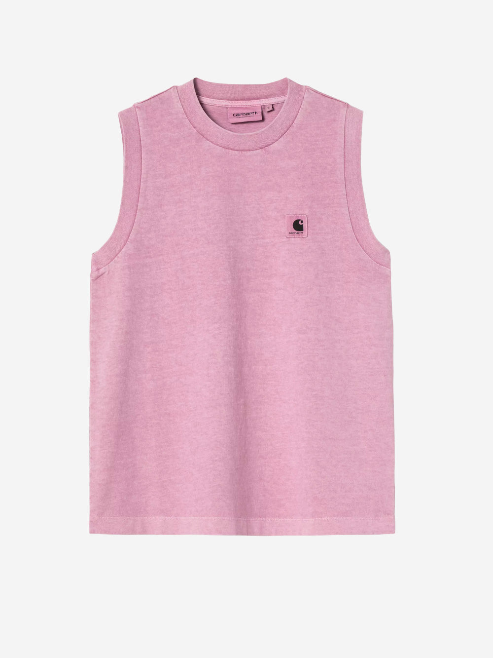 CARHARTT WIP W Nelson A-shirt rosa con etichetta quadrata Rosa Urbanstaroma