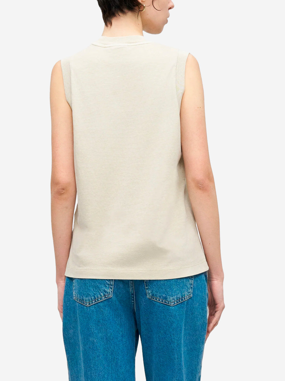 CARHARTT WIP W Nelson A-shirt beige con etichetta quadrata Beige Urbanstaroma