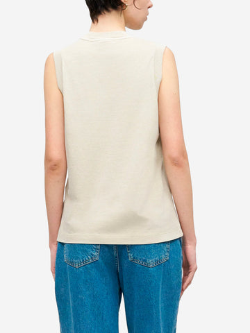 CARHARTT WIP W Nelson A-shirt beige con etichetta quadrata Beige