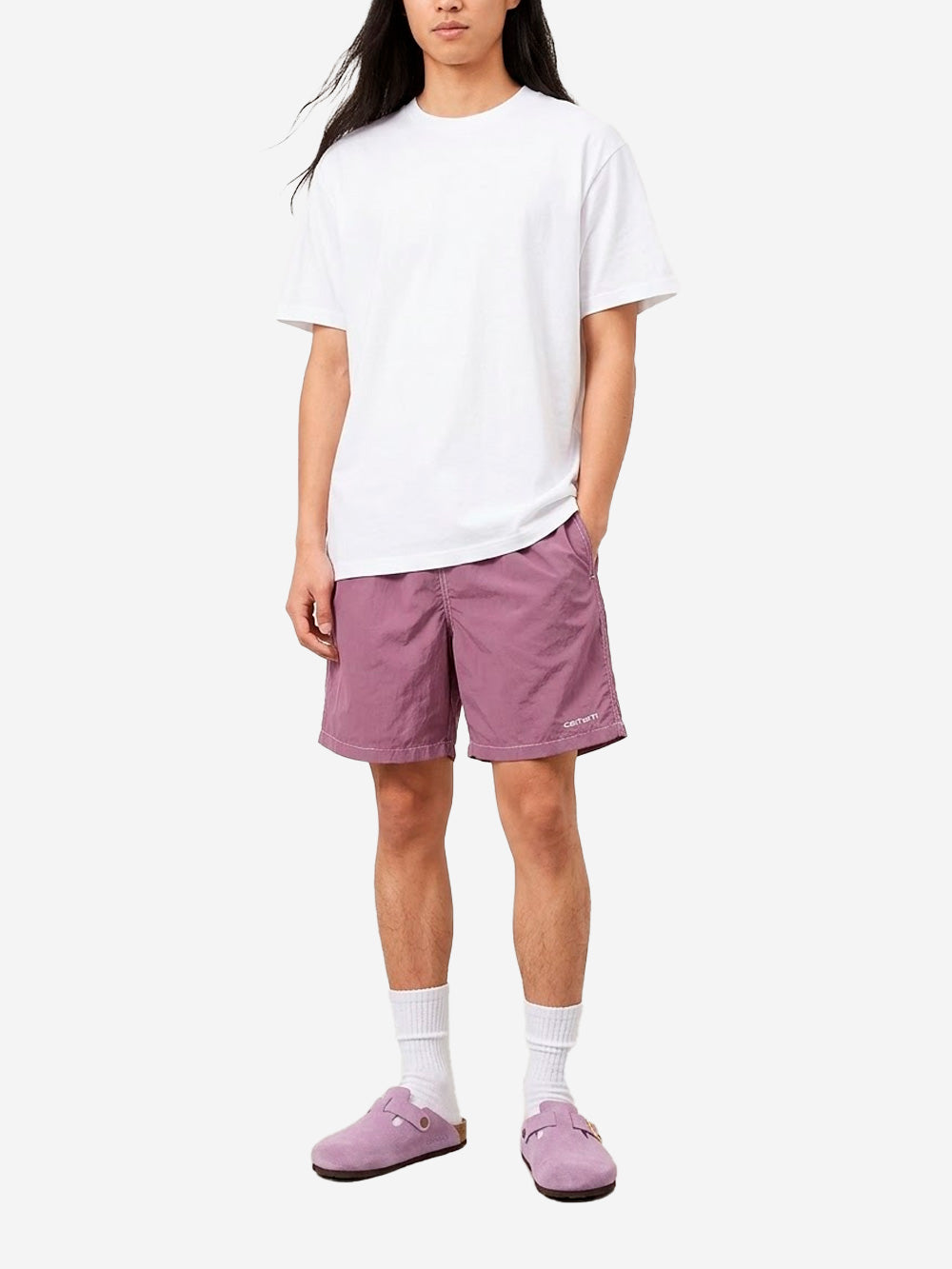 CARHARTT WIP Costume Canby viola con etichetta quadrata Lilla Urbanstaroma