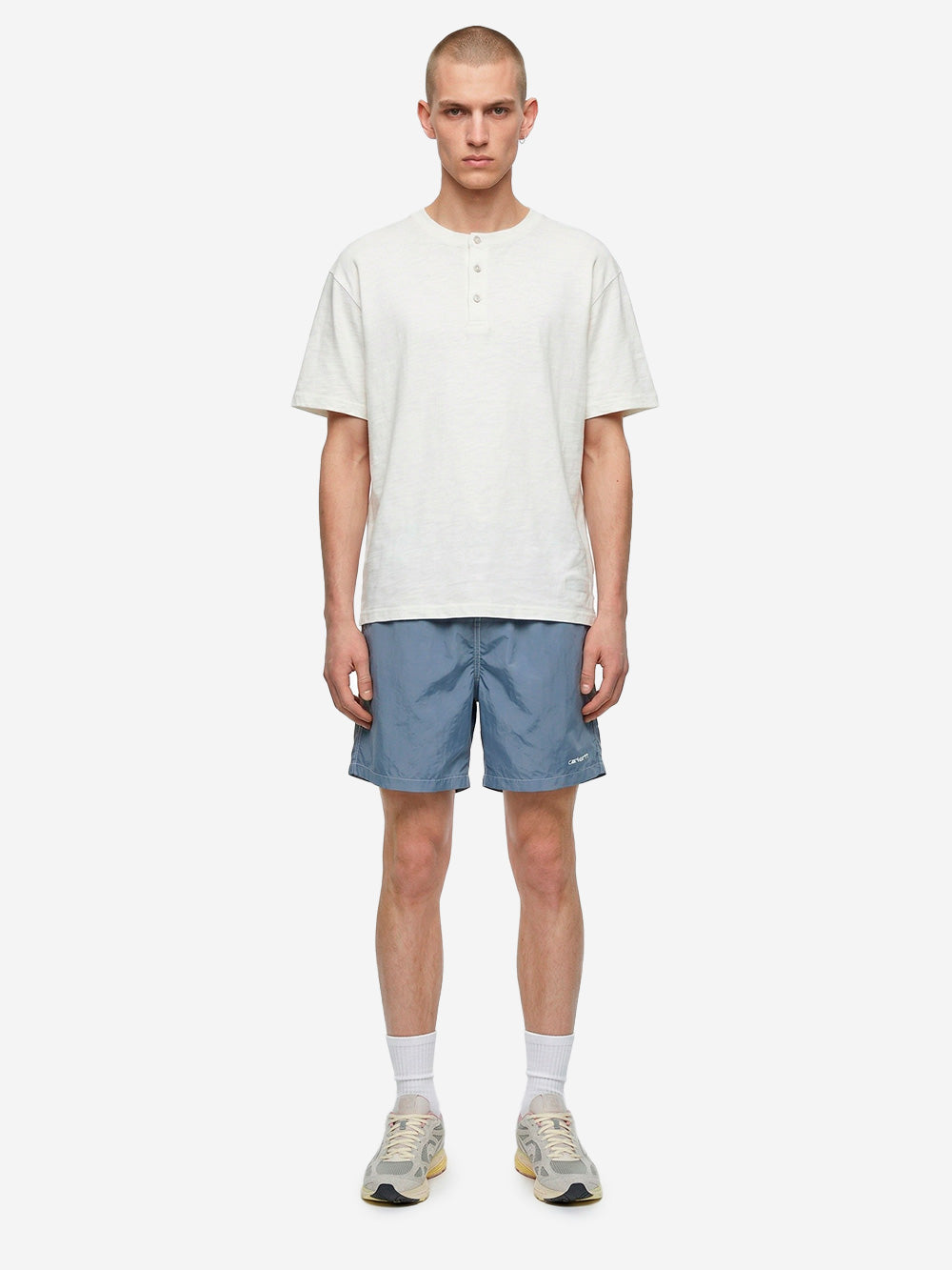 CARHARTT WIP Costume Canby celeste con etichetta quadrata Celeste Urbanstaroma