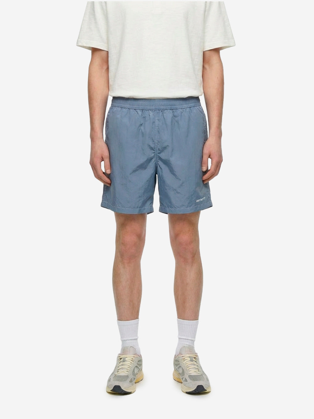 CARHARTT WIP Costume Canby celeste con etichetta quadrata Celeste Urbanstaroma