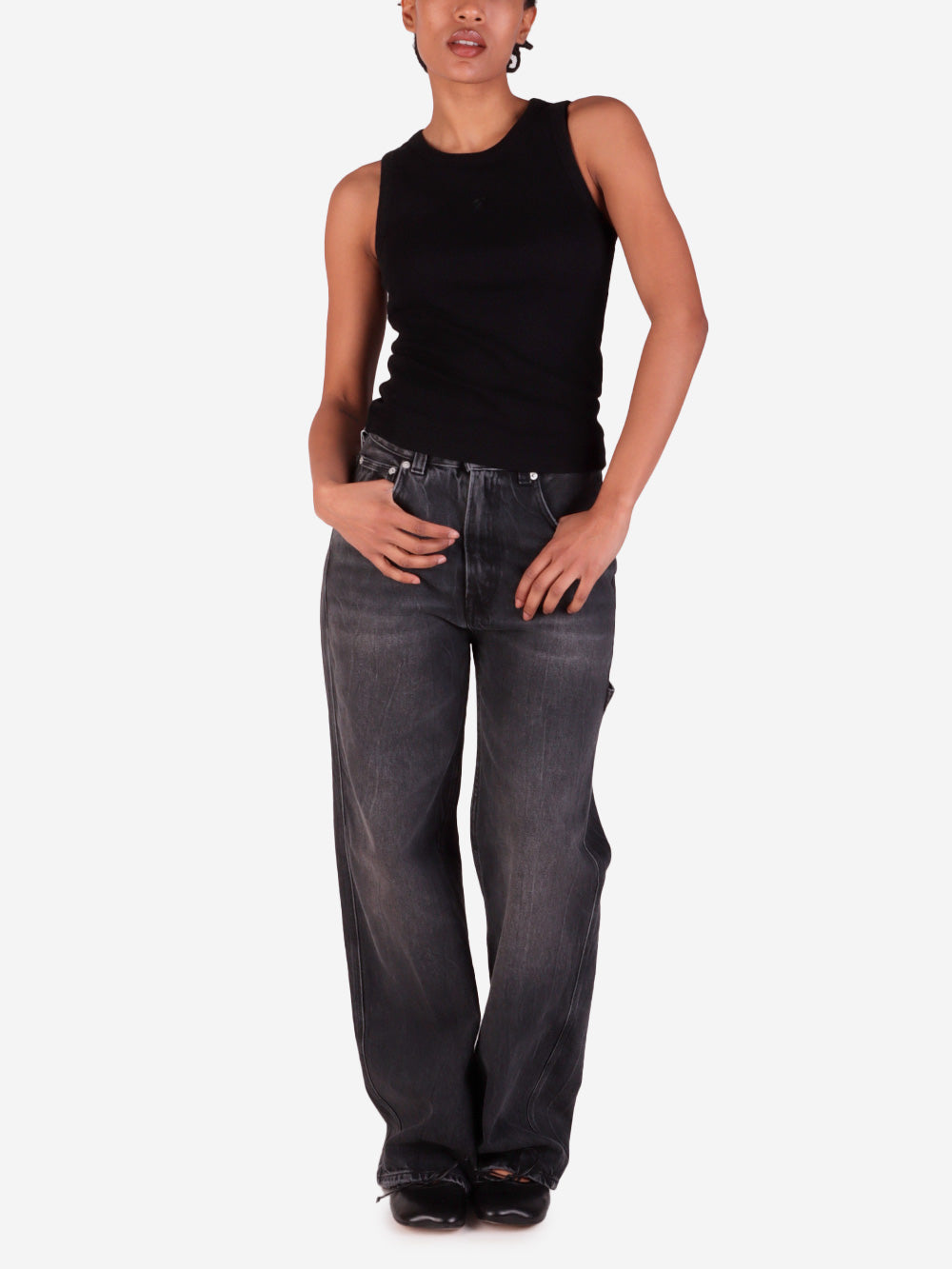 CARHARTT WIP Canottiera nera Philips Nero Urbanstaroma