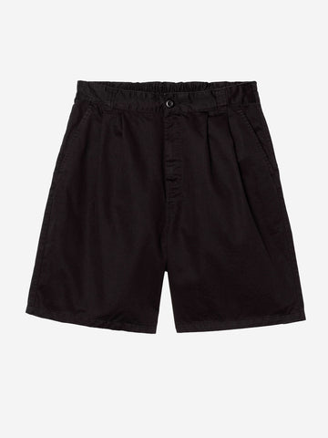 CARHARTT WIP Shorts Marv neri con pinces Nero