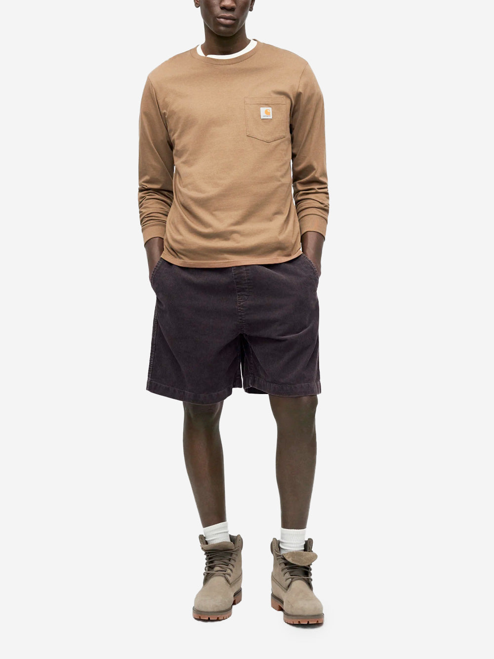 CARHARTT WIP Shorts 'Reynold' Marrone scuro Urbanstaroma