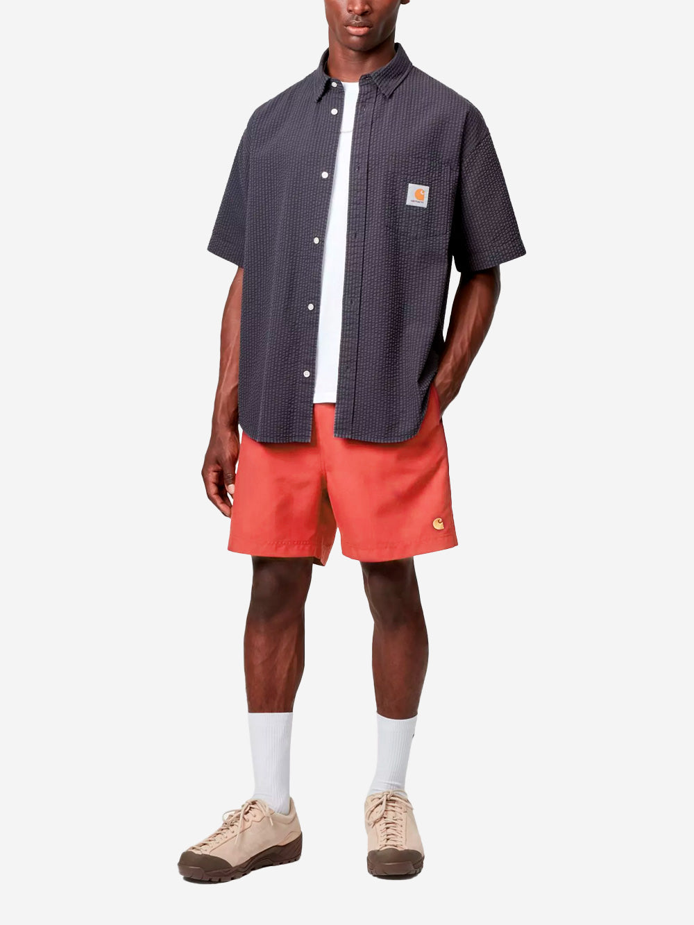 CARHARTT WIP Costume 'Chase' rosso mattone Mattone Urbanstaroma