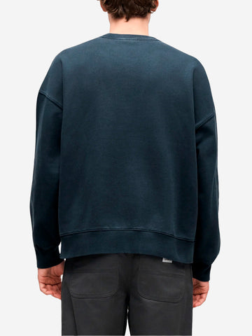 CARHARTT WIP Felpa girocollo tinta in capo 'Benton' Blu
