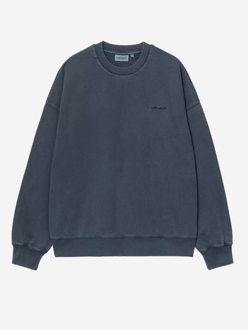 CARHARTT WIP Felpa girocollo tinta in capo 'Benton' Blu