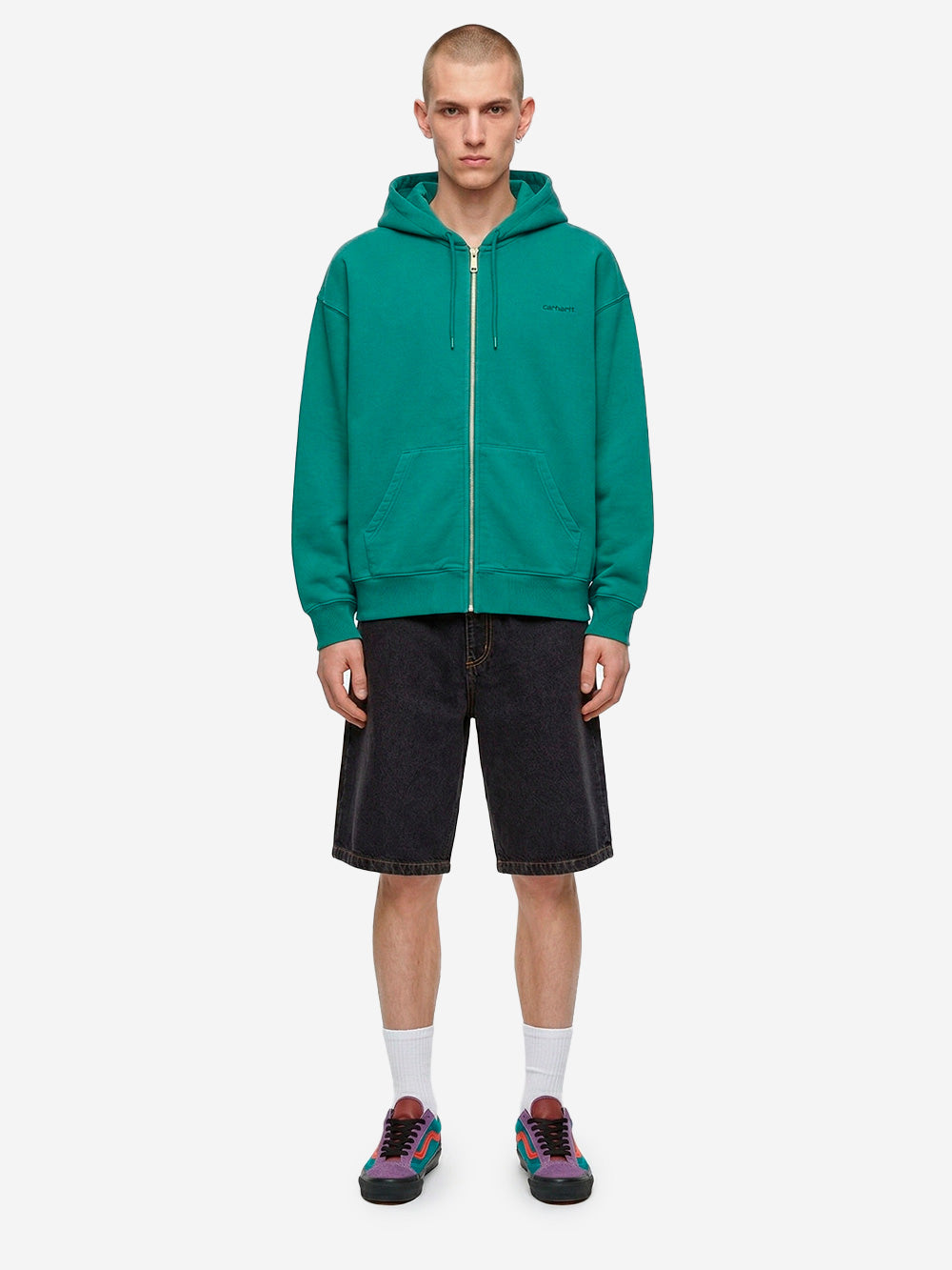 CARHARTT WIP Felpa con cappuccio 'Benton Jacket' verde Verde Urbanstaroma