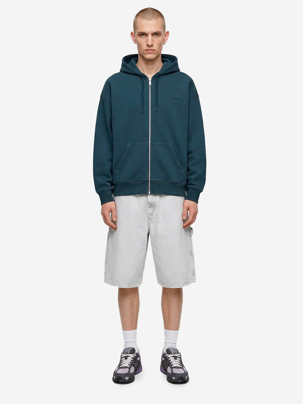 CARHARTT WIP Felpa con cappuccio 'Benton Jacket' Blu Urbanstaroma