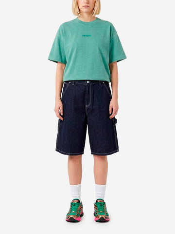 CARHARTT WIP W' T-shirt verde S/S Benton Verde