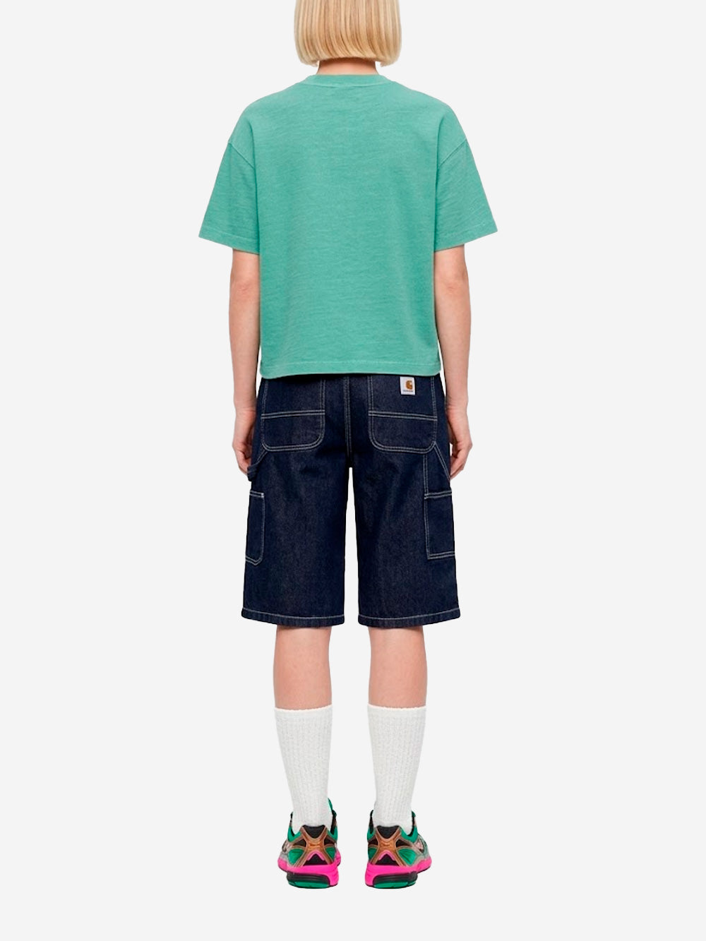 CARHARTT WIP W' T-shirt verde S/S Benton Verde Urbanstaroma