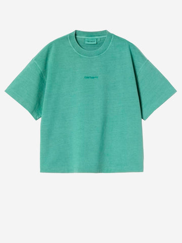 CARHARTT WIP W' T-shirt verde S/S Benton Verde