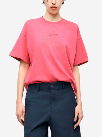 CARHARTT WIP W' T-shirt rosa S/S Benton Rosa