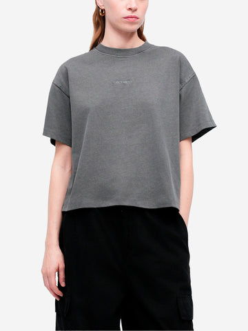 CARHARTT WIP W' T-shirt grigia S/S Benton Grigio