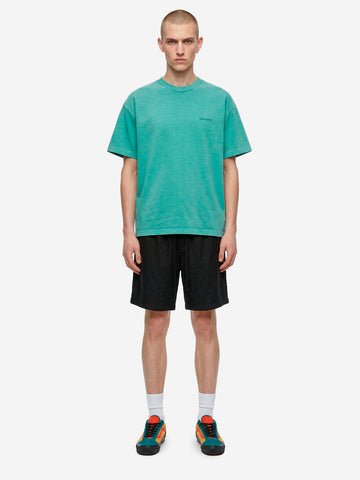 CARHARTT WIP T-shirt S/S 'Benton' verde boxy fit Verde