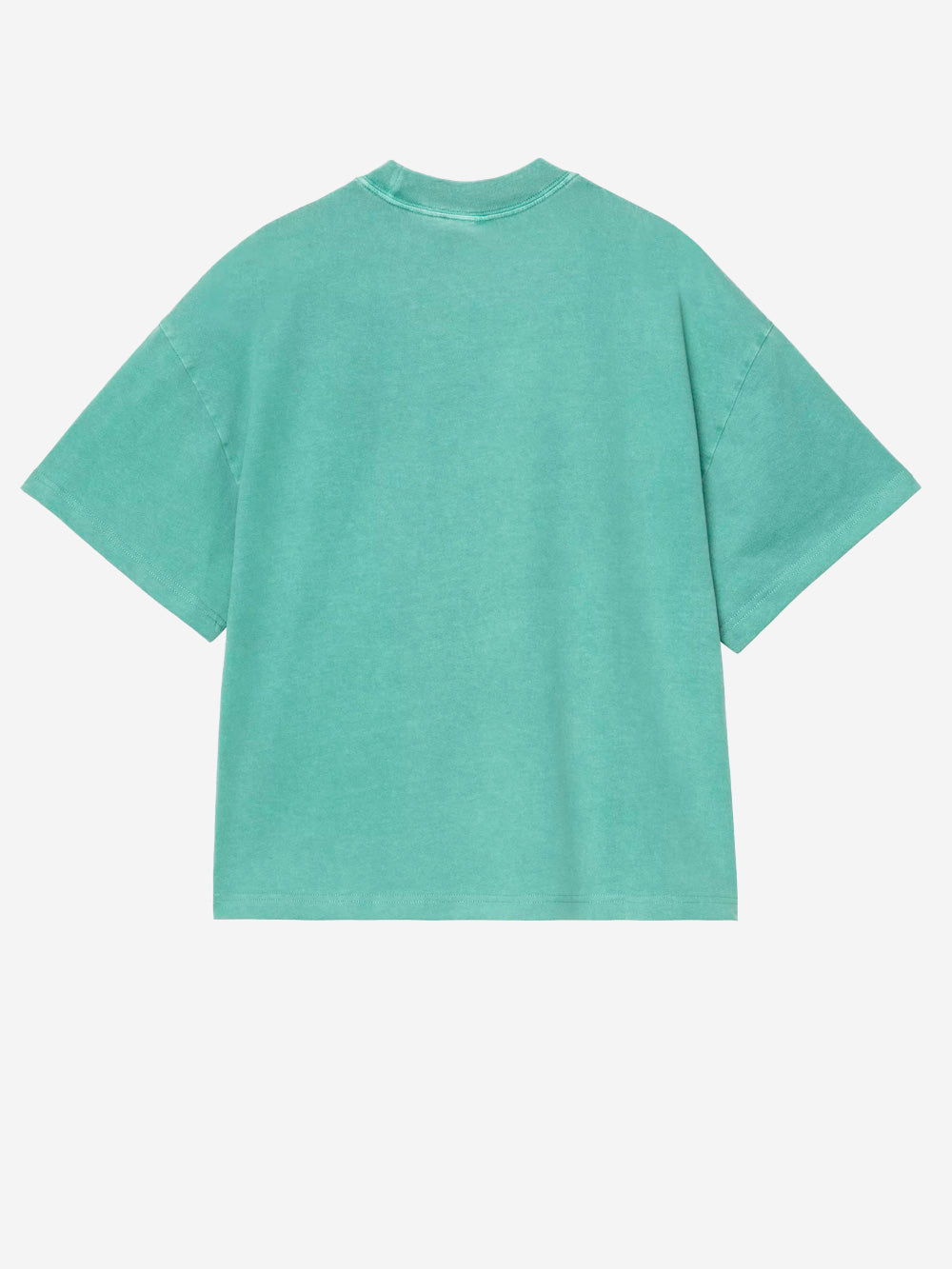 CARHARTT WIP T-shirt S/S 'Benton' verde boxy fit Verde Urbanstaroma