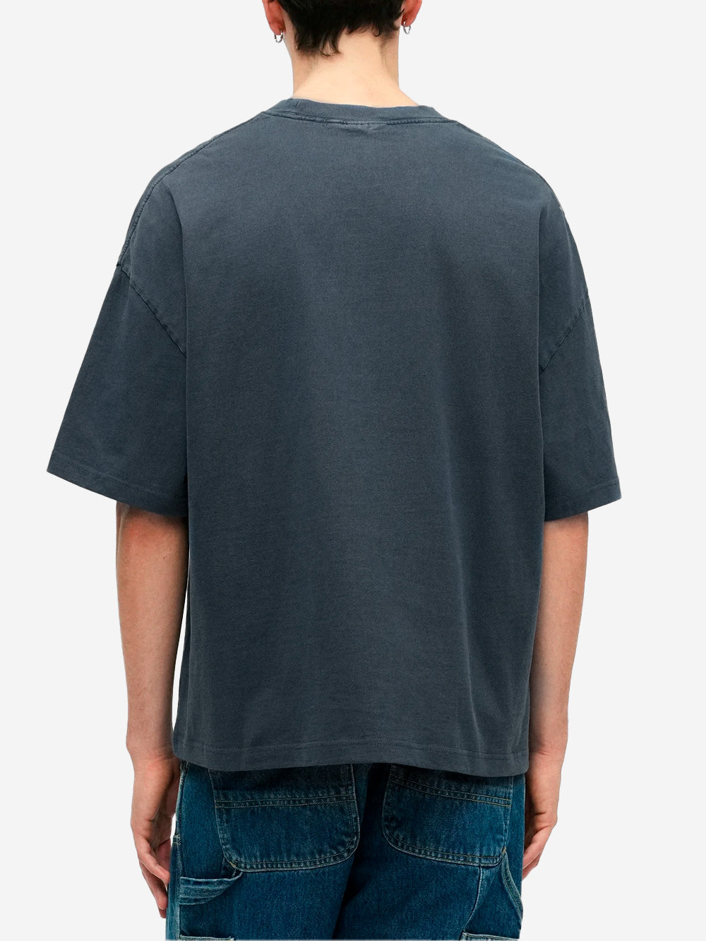 CARHARTT WIP T-shirt S/S 'Benton' grigia boxy fit Grigio Urbanstaroma