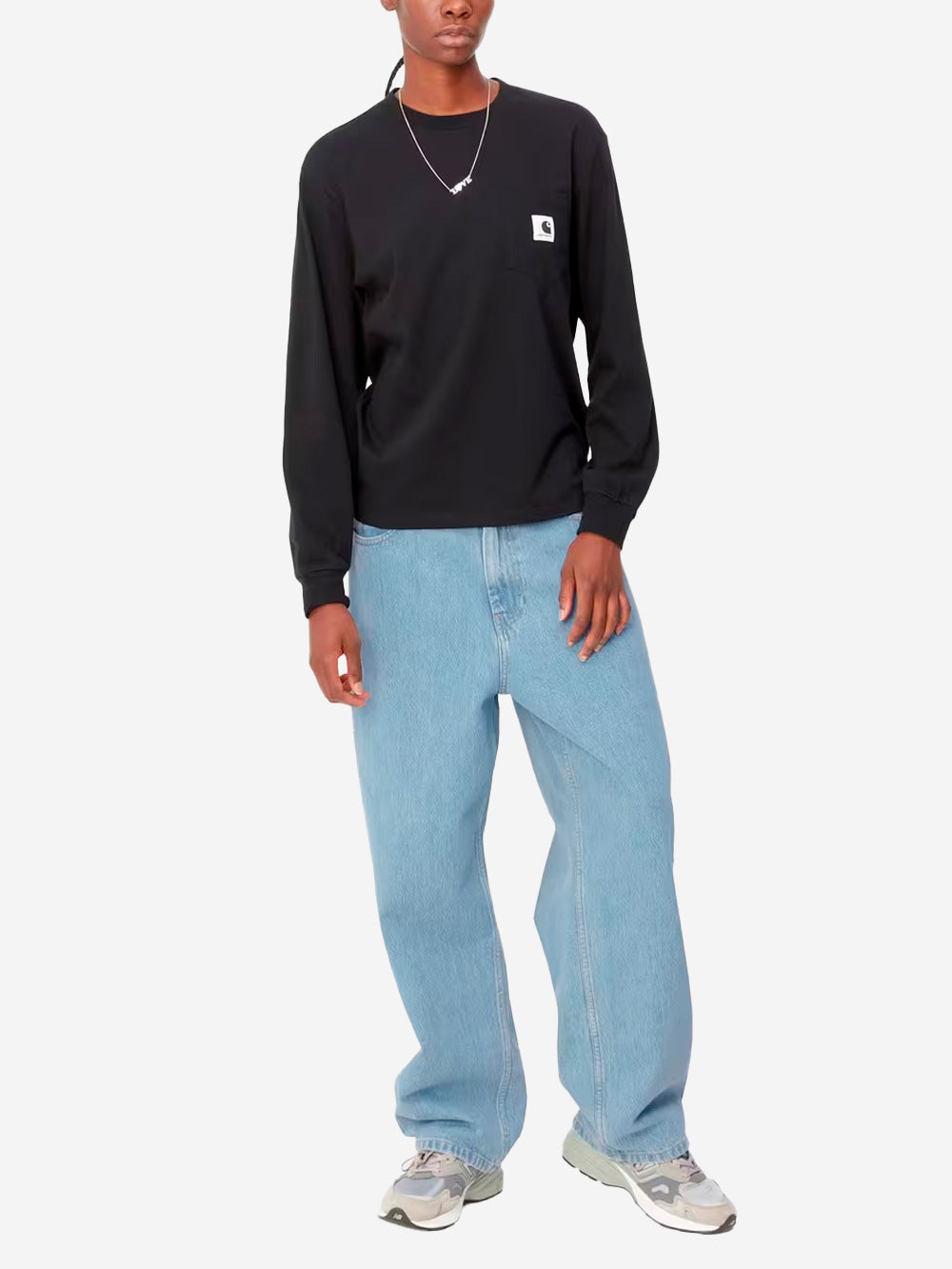 CARHARTT WIP W Brandon Pants blu chiaro Denim Urbanstaroma