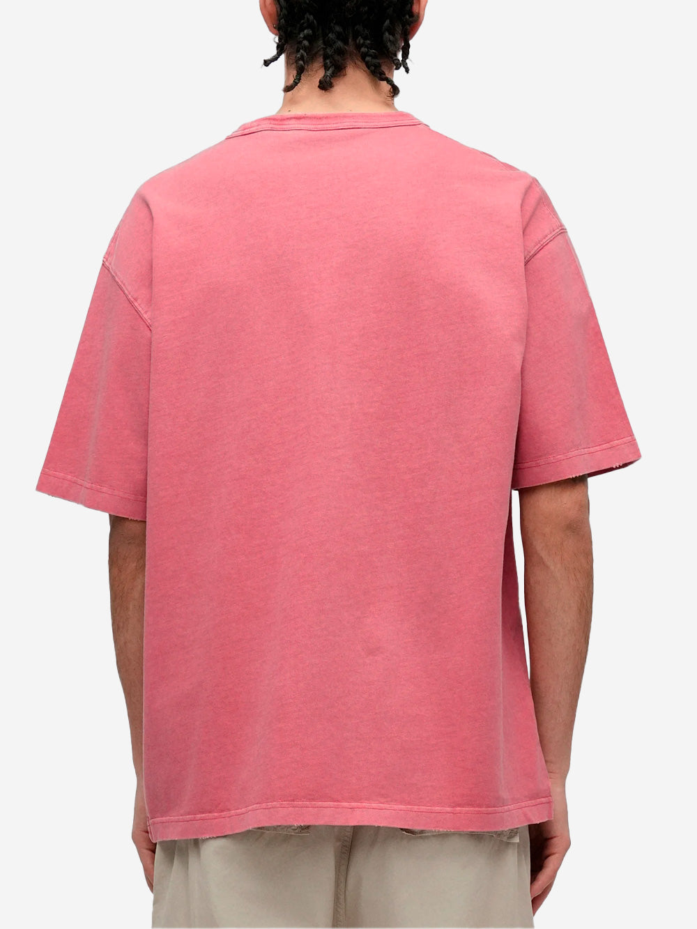 CARHARTT WIP T-shirt distressed rosa 'Torion' Pocket Marrone Urbanstaroma