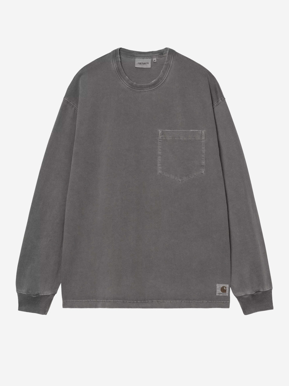 CARHARTT WIP T-Shirt distressed a manica lunga 'Torion' con tasca Nero Urbanstaroma