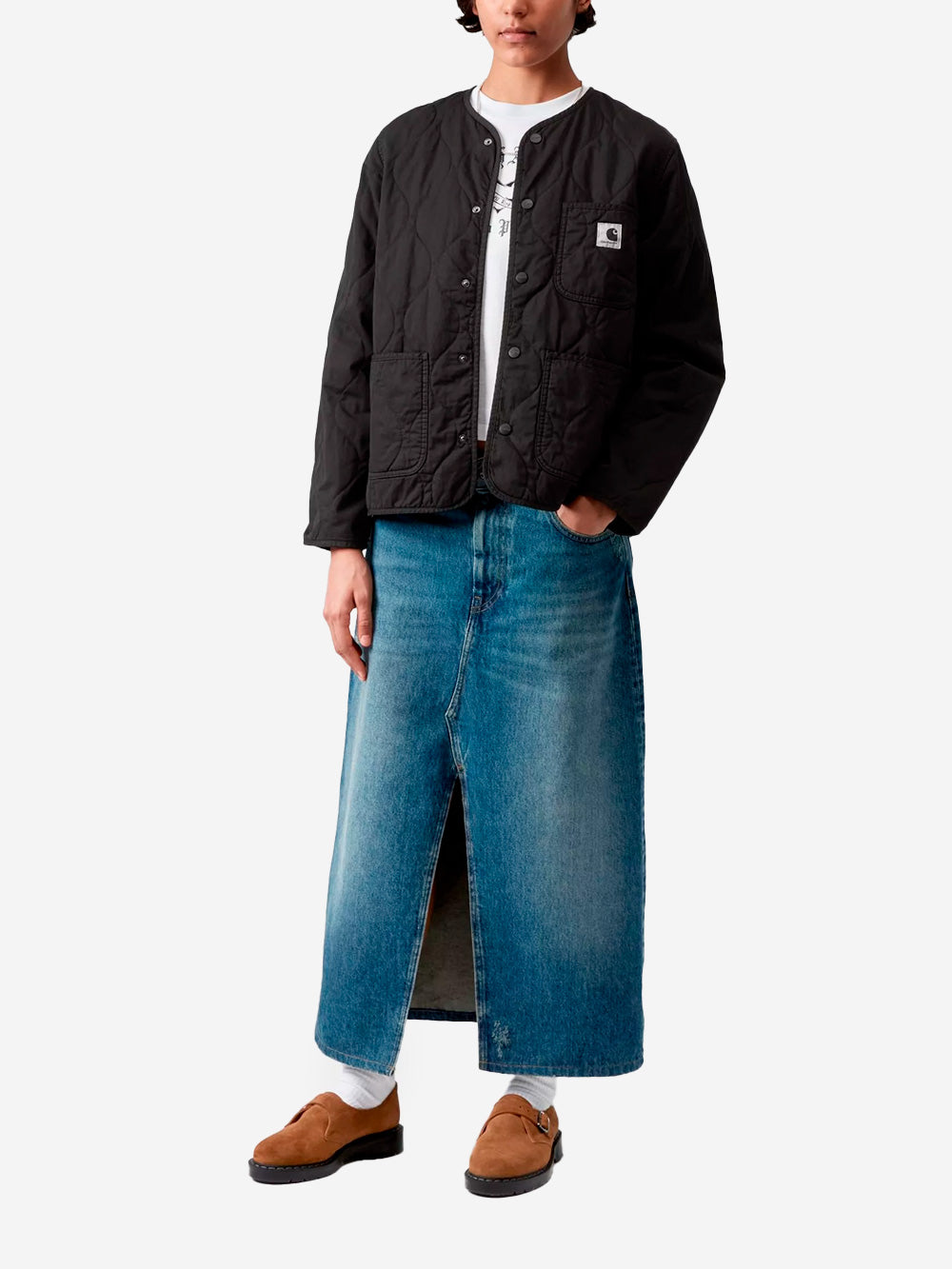 CARHARTT WIP W Giacca Kylan Liner Nero Urbanstaroma