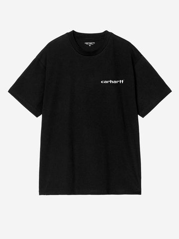CARHARTT WIP T-shirt nera Archive Script Nera