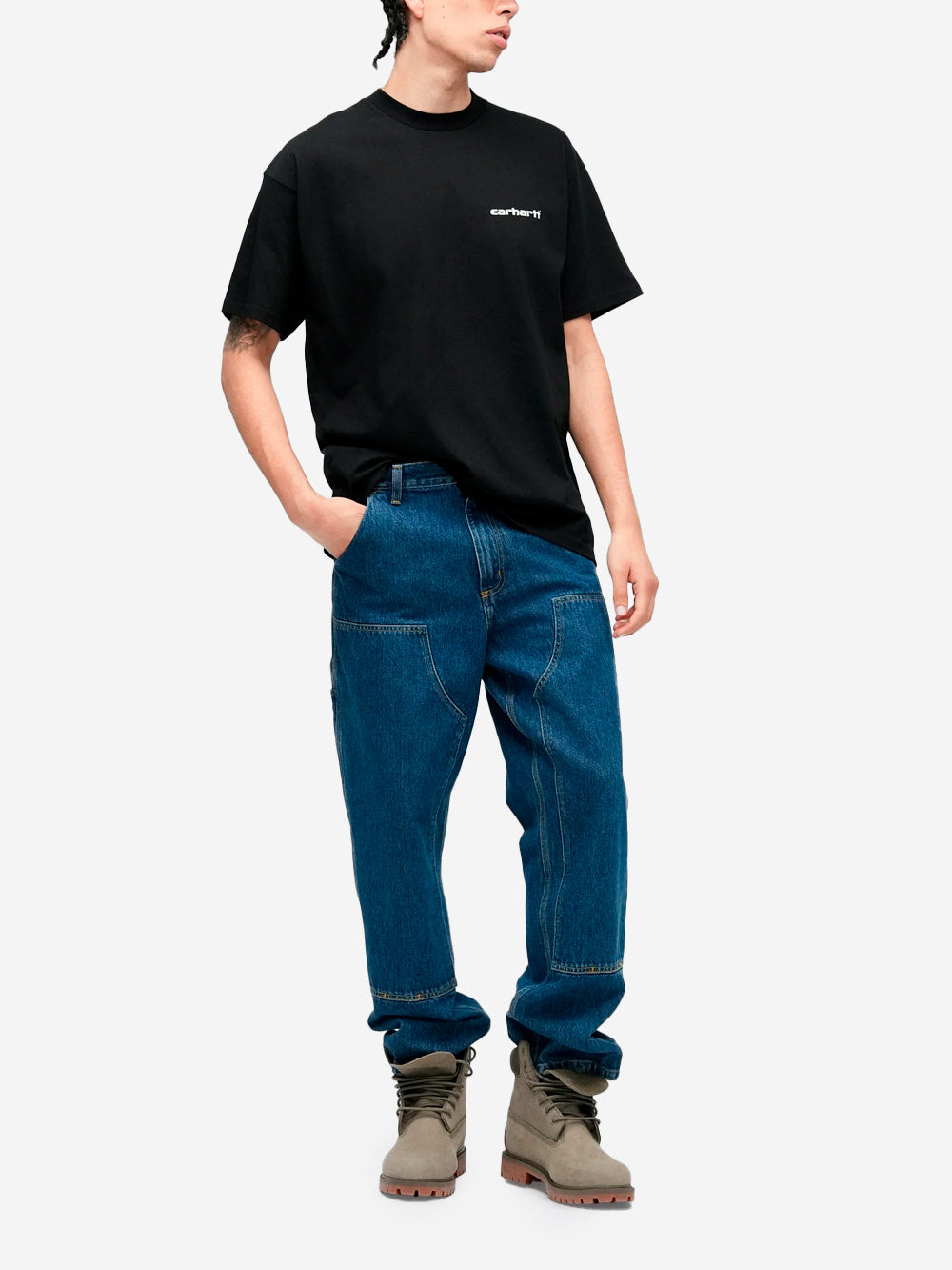 CARHARTT WIP T-shirt S/S Archive Lines Nero Urbanstaroma