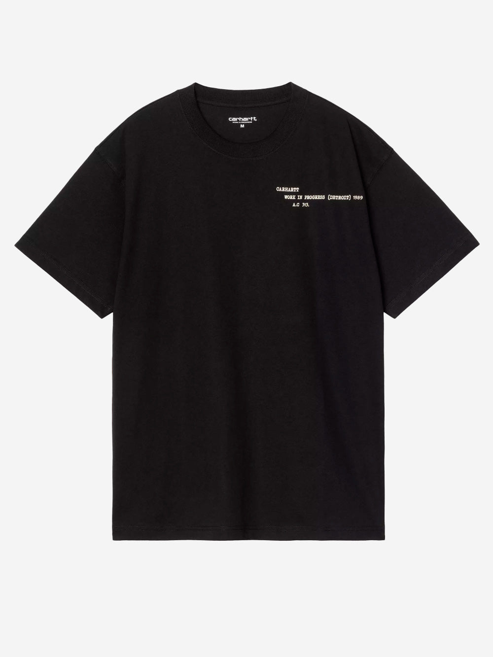 CARHARTT WIP T-shirt S/S Punched Nero Urbanstaroma